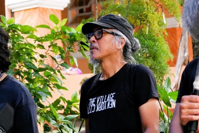Phantosmia Lav Diaz on set of Phantosmia his 8th film to be an official Venice Film Festival selection. Photo courtesy of Hazel Orencio2 scaled